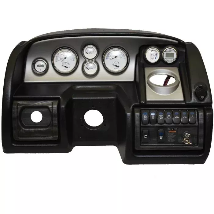 2014 Bryant 210 Boat Gauge Dash Panel BR151V0249 | Black Gray Woodgrain