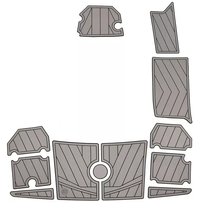 2025 Monterey 218 SS Boat Non-Skid Swim Platform Mats | SeaDek Gray (Kit)
