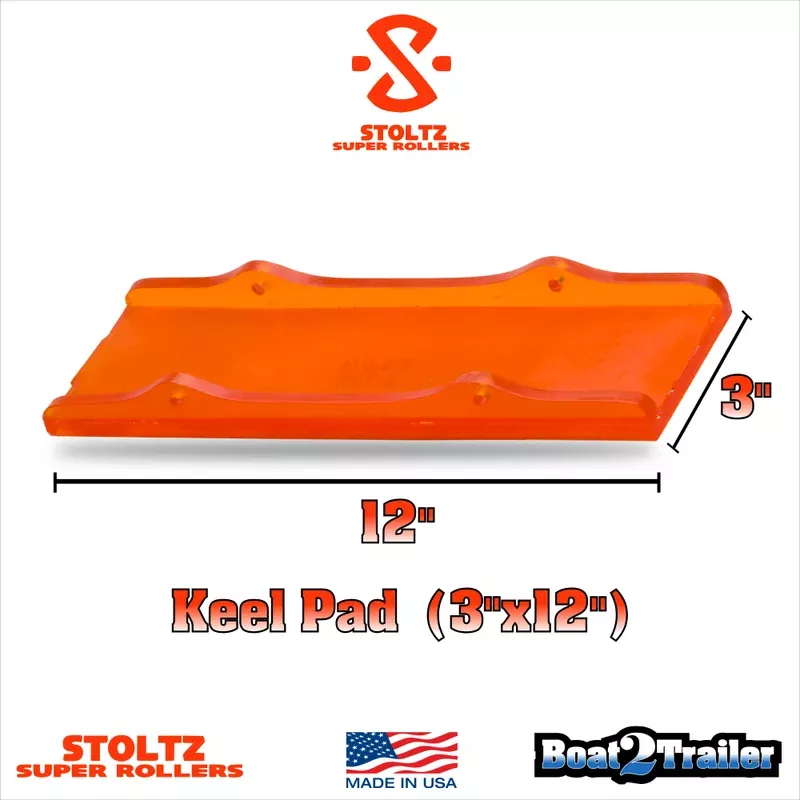 3″ x 12″ Keel Pad – Boat Trailer – RP-3112 Stoltz – Boat Trailer Rollers