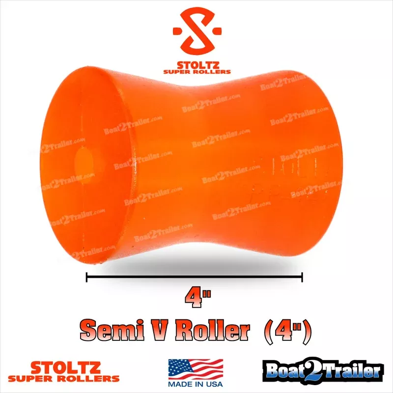 4″ Boat Trailer Rollers Semi V – Stoltz Super Rollers