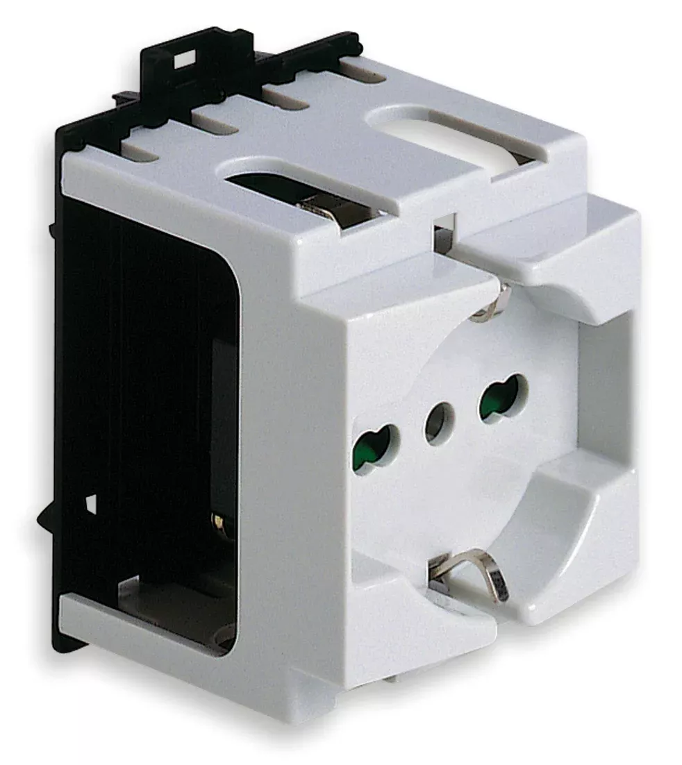 8000: UNIVERSAL SICURY OUTLET FOR DIN RAIL,