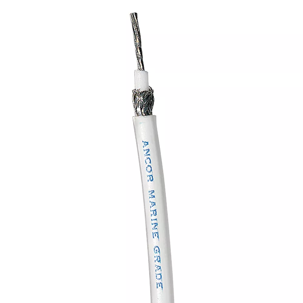 Ancor White RG 213 Tinned Coaxial Cable - 250' [151725]