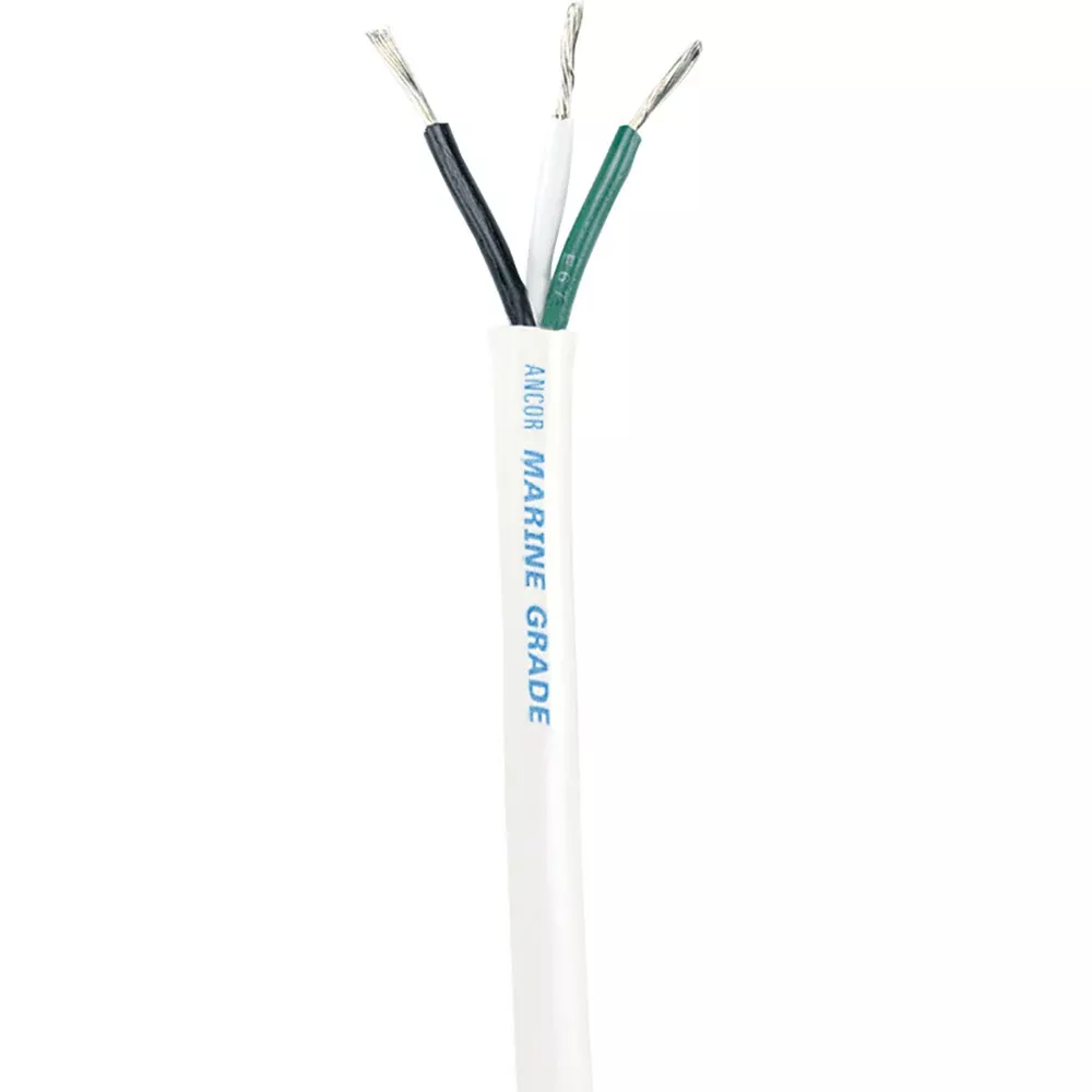 Ancor White Triplex Cable - 16/3 AWG - Round - 250' [133725]
