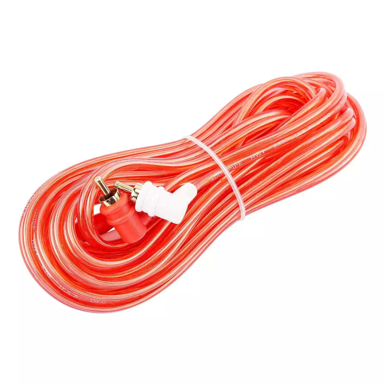 Audiopipe Bin-Master Series 15-Foot Right Angle RCA Cable - Bulk Pack of 10 by AUDIOPIPEMAP