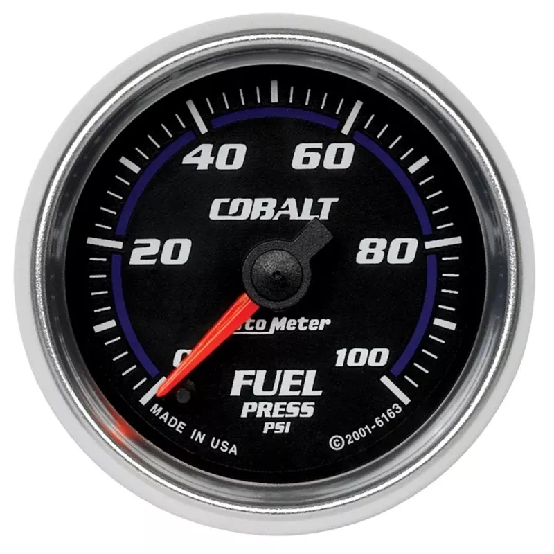 Autometer Cobalt 52mm 100 PSI Electronic Fuel Pressure Gauge