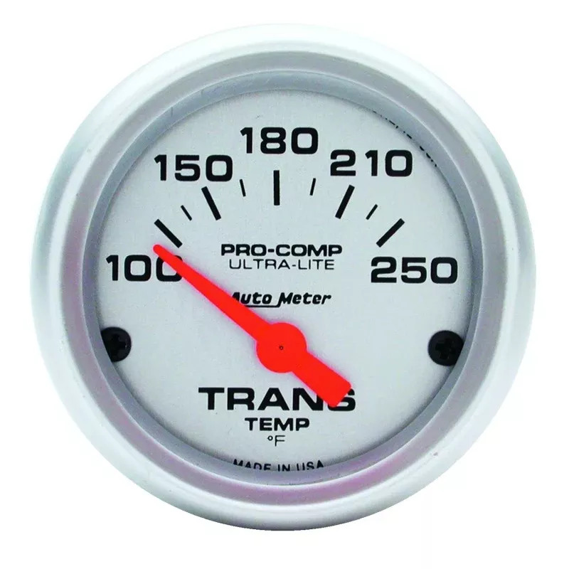 Autometer Ultra-Lite 52mm100-250 Degree F Mechanical Transmission Temperature Gauge