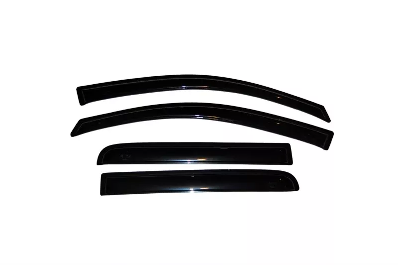 AVS 04-15 Nissan Titan Crew Cab Ventvisor Outside Mount Window Deflectors 4pc - Smoke