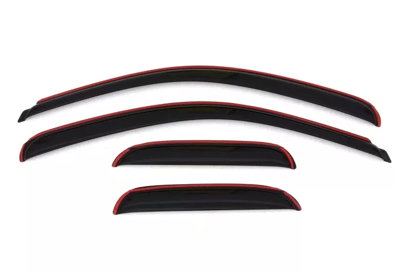 AVS 07-13 Chevy Silverado 1500 Ext. Cab Ventvisor Front & Rear Window Deflectors 4pc - Smoke