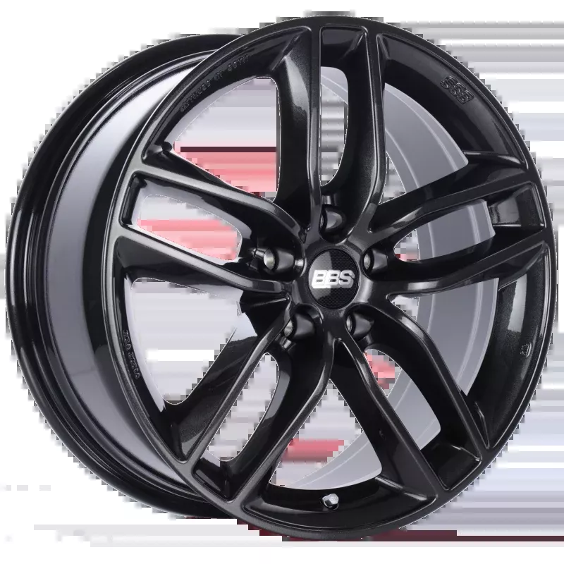 BBS SX 18x8 5x112 ET35 Crystal Black Wheel -82mm PFS/Clip Required