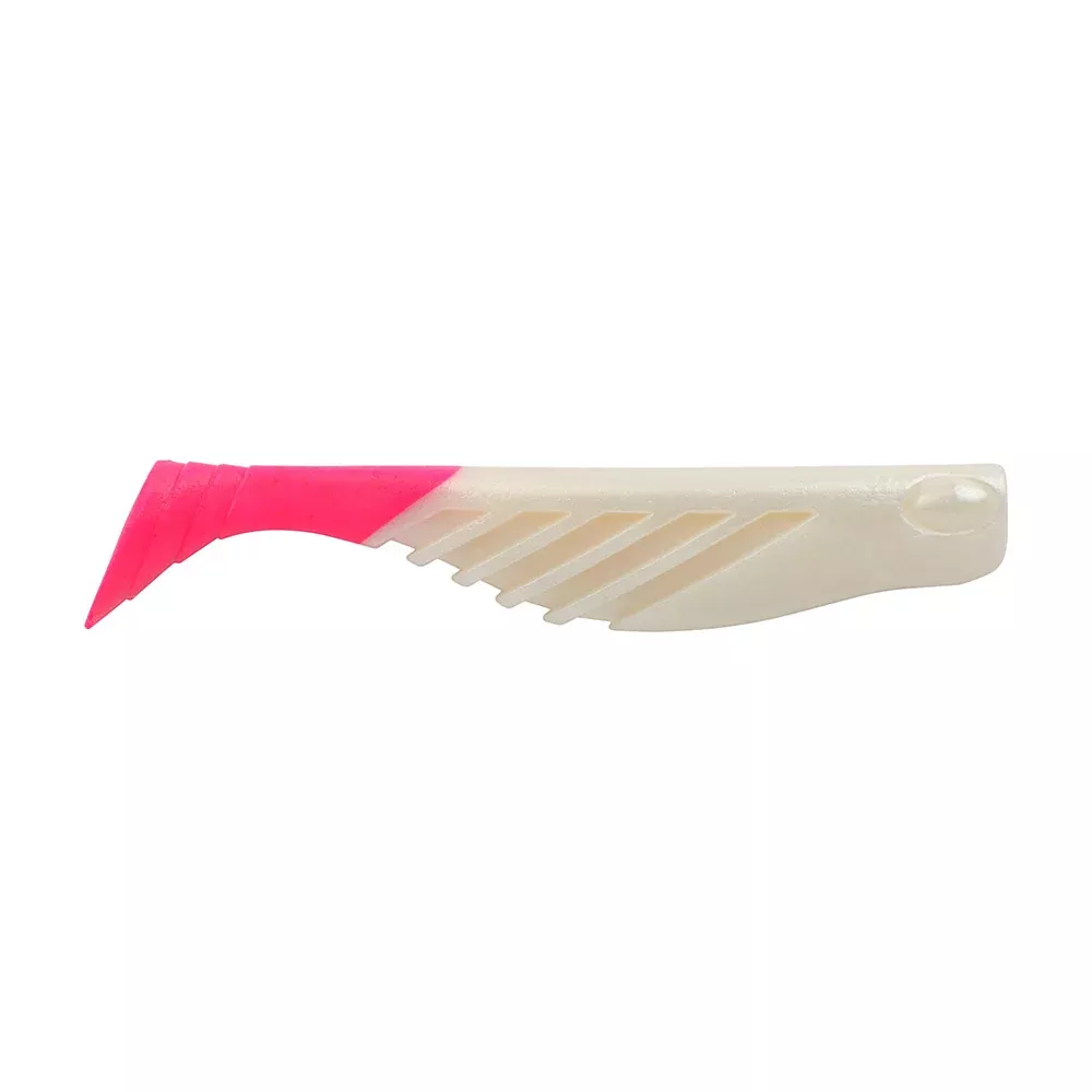 Berkley Gulp! Saltwater Ripple Mullet - 3" - Pearl White/Pink GSRM3-PWP [1637685]