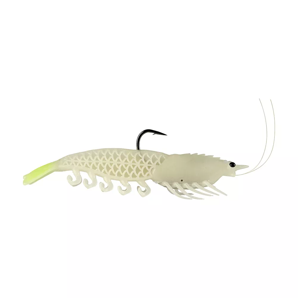 Berkley Powerbait Saltwater Shrimperor - 5" - Glow/Chartreuse [1656271]