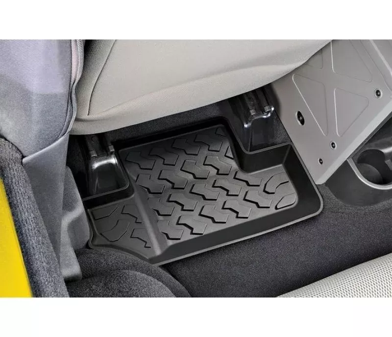 Bestop 11-18 Jeep Wrangler JK 2-Door Rear Floor Mats (Black)