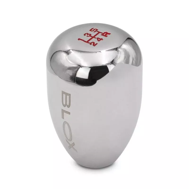 BLOX Racing Limited Series 5 Speed Billet Shift Knob Chrome 10x1.25