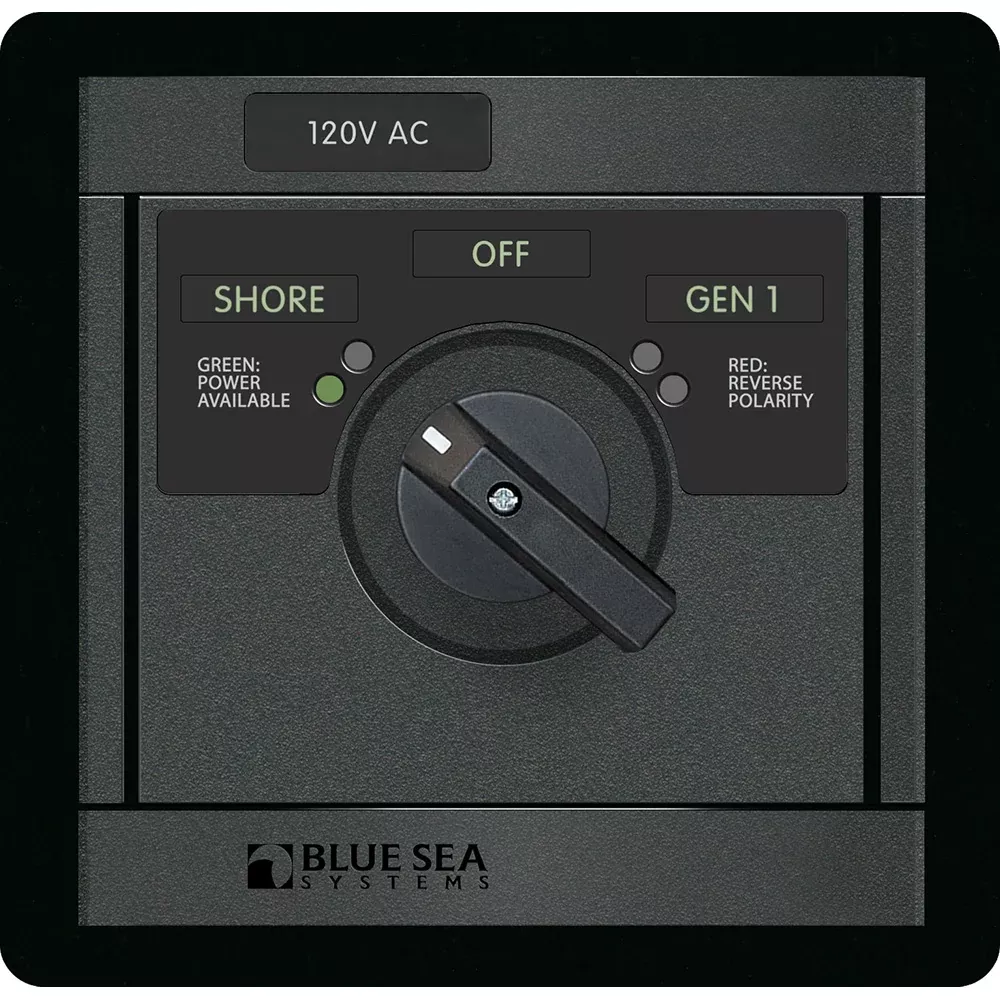Blue Sea 120v AC Rotary 30A off + 2 Sources [1481]