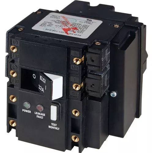 Blue Sea C-Series ELCI Main Circuit Breaker - Double Pole 230V AC 32A [3092]