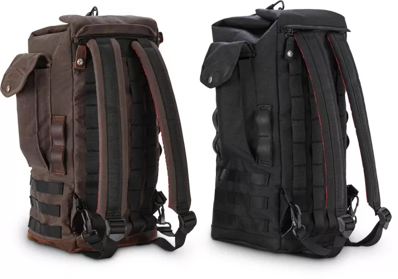 Burly Brand Sissy Bar Backpack - Black