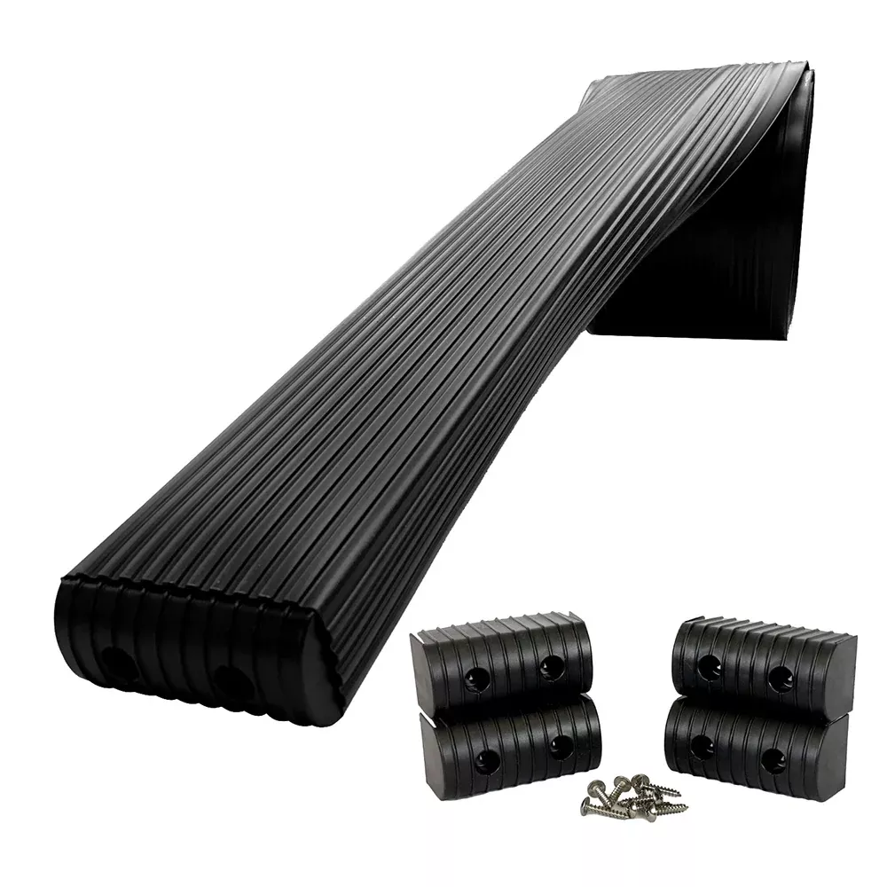Caliber BunkWrap Kit - Black 16' x 2" x 4" Roll + 4 Caps + HRDW Roll + 4 EndcapsStainless Steel Hardware [23054-BK]