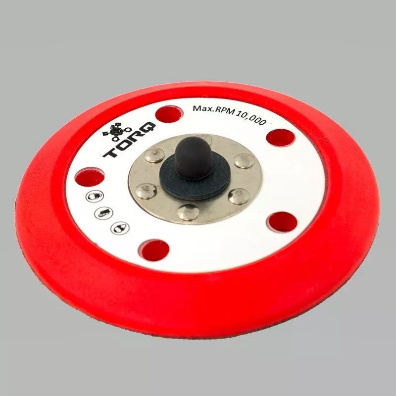 Chemical Guys TORQ R5 Dual-Action Red Backing Plate w/Hyper Flex Technology - 3in - Case of 12