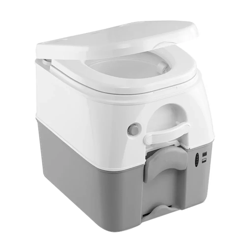 Dometic 975 MSD Portable Toilet w/Mounting Brackets - 5 Gallon - Grey[301197506]