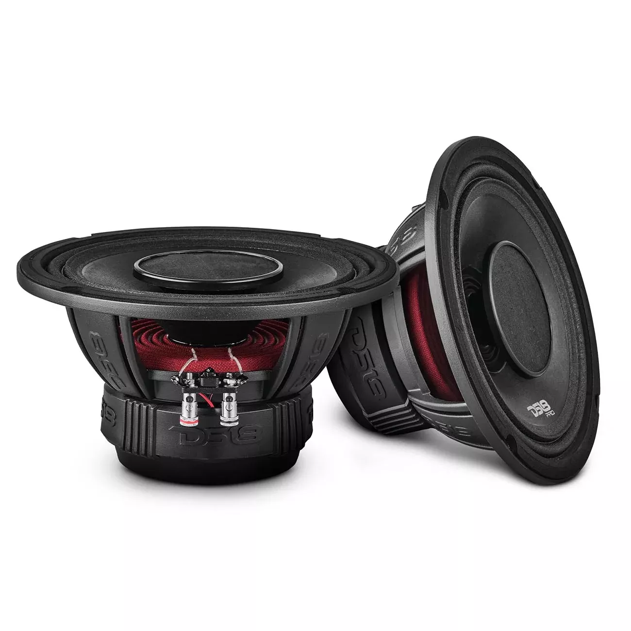 DS18 PRO 8-inch Hybrid Midrange Loudspeaker with Built-in Driver - 4 Ohm