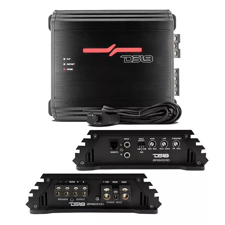 DS18 ZR5001D Monoblock Amplifier - 500W RMS / 1500W Max Power