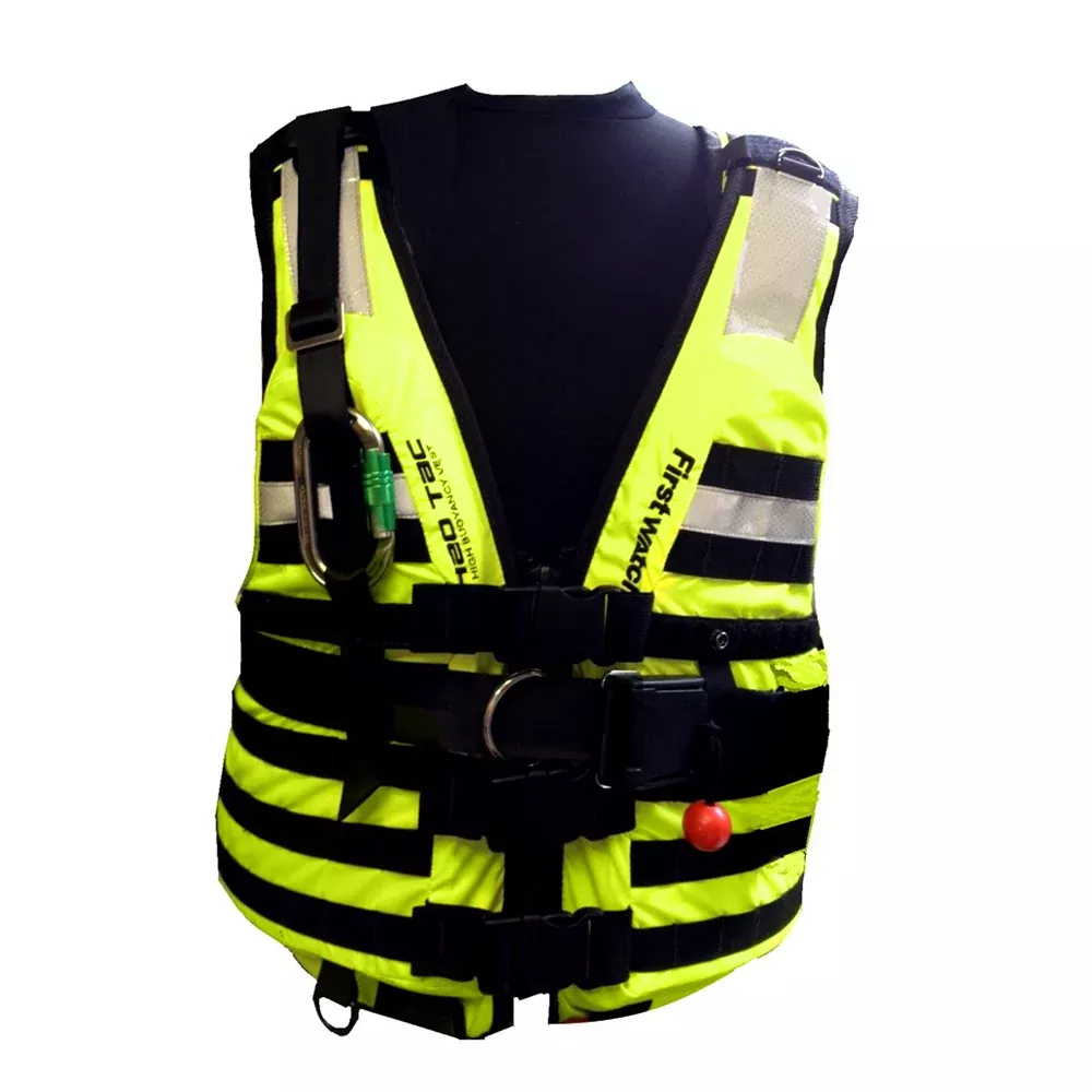 First Watch HBV-100 High Buoyancy Rescue Vest - Hi-Vis Yellow - Medium to XL[HBV-100-HV-M-XL]