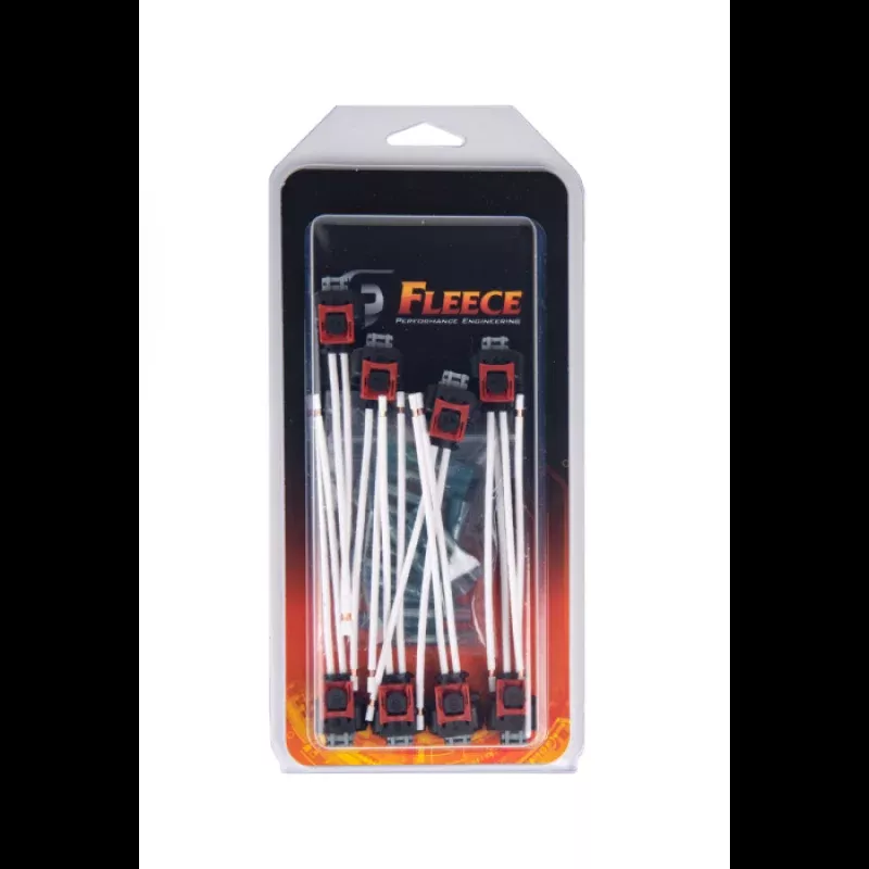 Fleece Performance 17-22 GM 2500/3500 Duramax Replacement Fuel Injector Connector w/Pigtail (4 Pack)