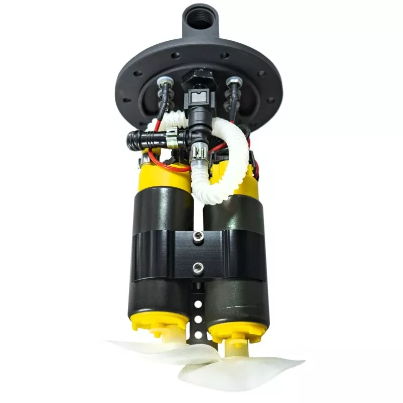 Fuelab Dual 340LPH Fuel Pump Hanger Assembly w/Dual E85 Fuel Pumps