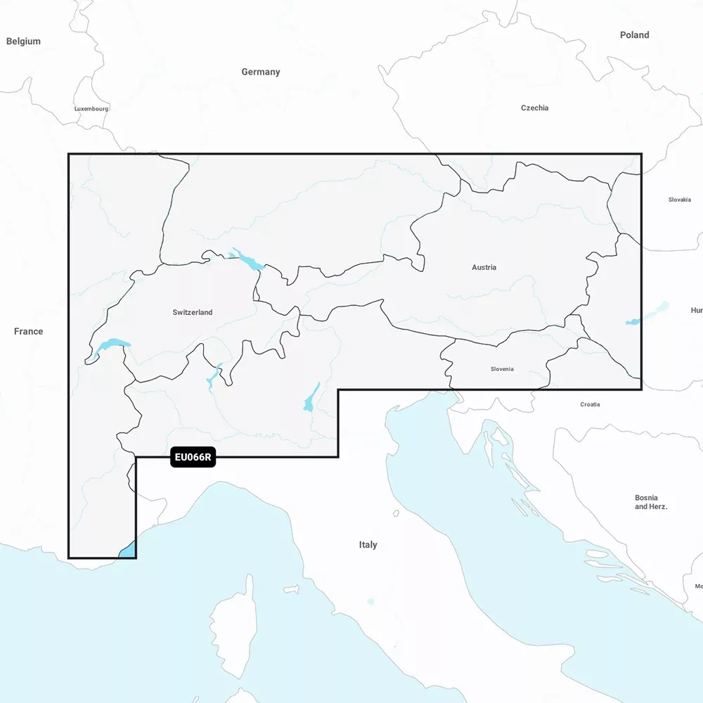 Garmin Navionics Vision+ NVEU066R - Alpine, LakesRivers - Inland Marine Chart [010-C1261-00]