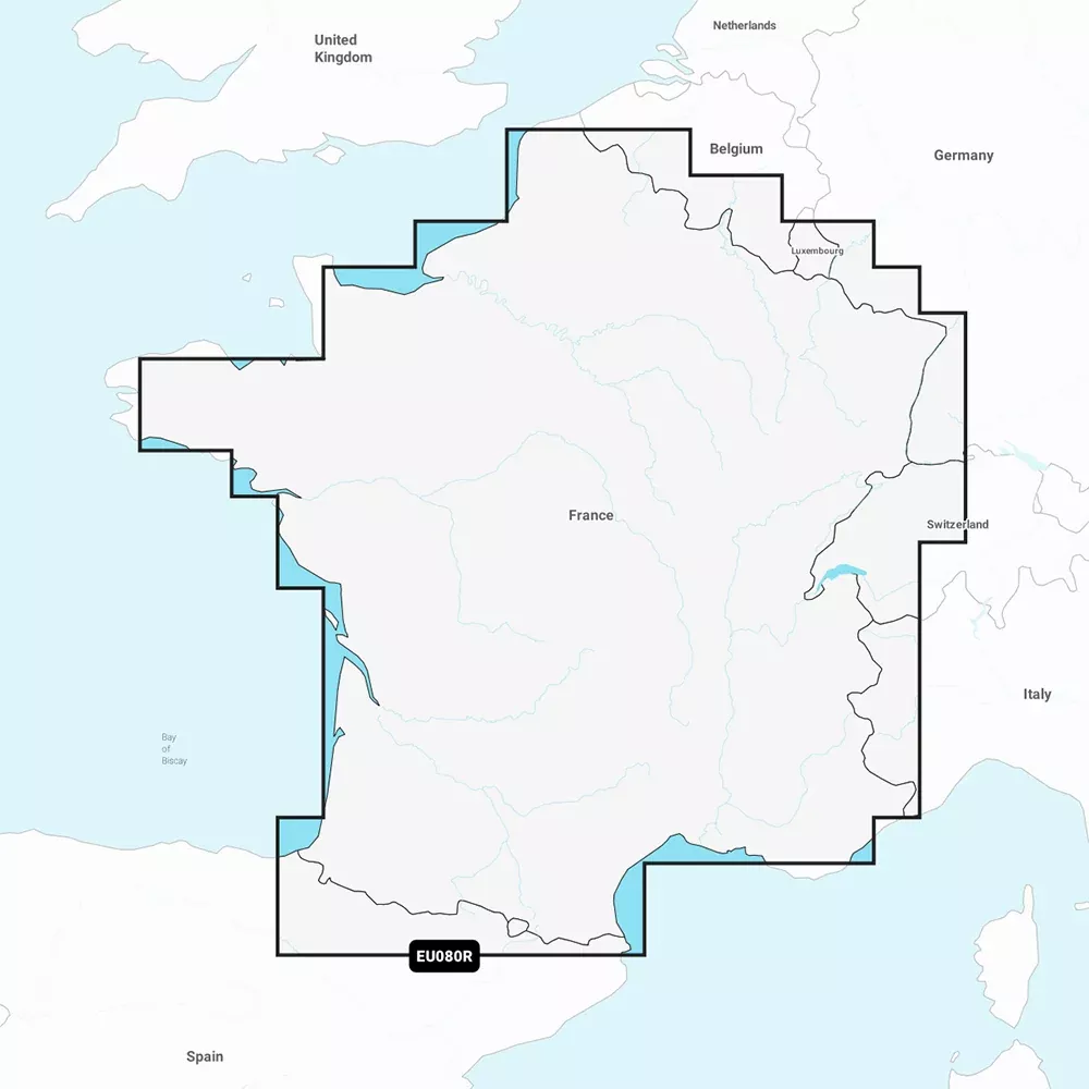Garmin Navionics Vision+ NVEU080R - France, LakesRivers - Inland Marine Chart [010-C1256-00]