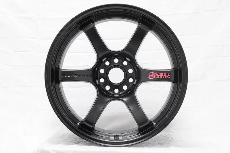 Gram Lights 57DR 18x10.5 +12 5-114.3 Semi Gloss Black