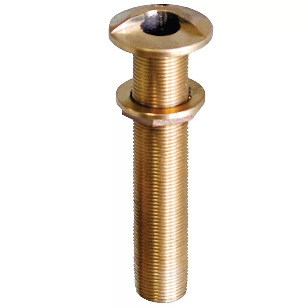 GROCO 1-1/2" Bronze Extra Long High Speed Thru-Hull Fitting w/Nut[HSTHXL-1500-W]