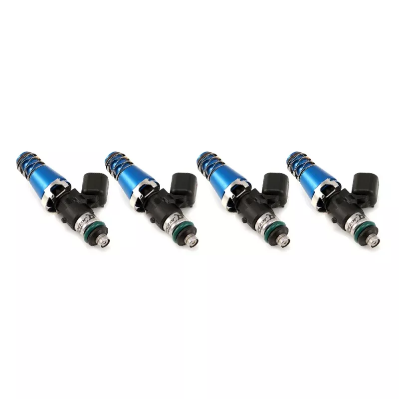 Injector Dynamics 1340cc Injectors - 60mm Length - 11mm Blue Top - 14mm Lower O-Ring (Set of 6)