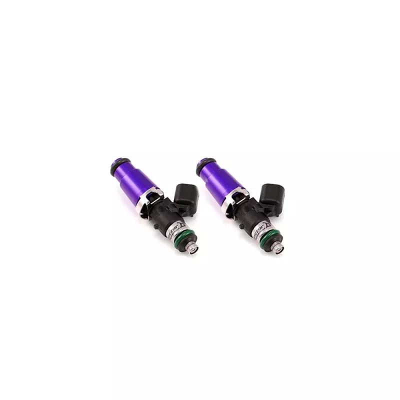 Injector Dynamics 1340cc Injectors - 60mm Length - 14mm Purple Top - 14mm Lower O-Ring (Set of 8)