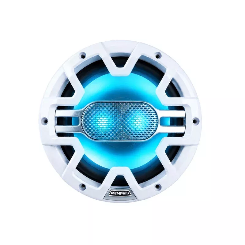Memphis - MM603 - MARINE 6.5" 2-WAY SPKR B&W GRILLES WITH RGB LED