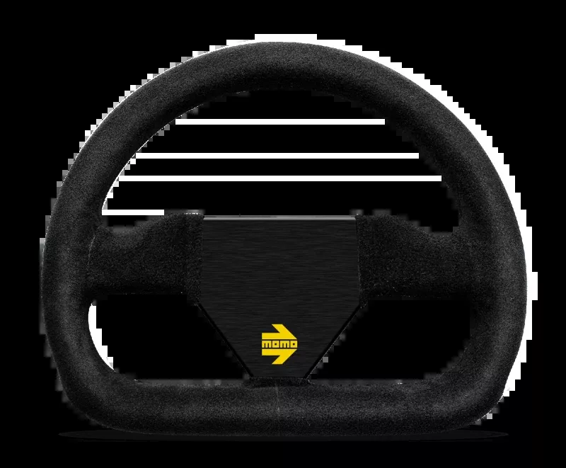 Momo MOD12 Steering Wheel 250 mm -Black Suede/Black Spokes