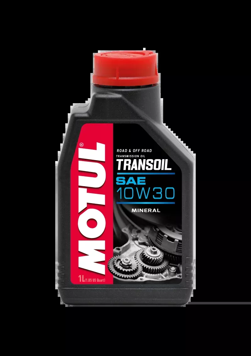 Motul 1L Powersport TRANSOIL SAE 10W30 (Wet Clutch) - Petroleum - Case of 19