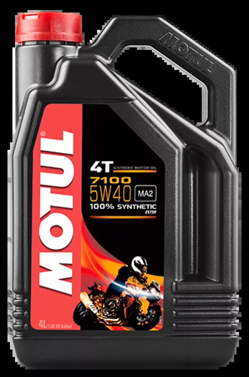 Motul 4L 7100 Synthetic Motor Oil 5W40 4T - Case of 4