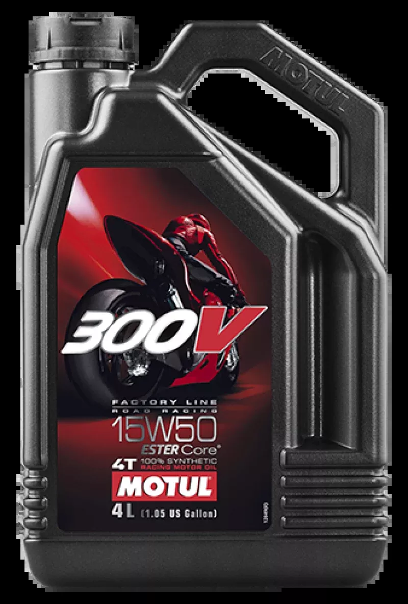 Motul 4L Factory Line Road Racing 300V 15W50 - Case of 4