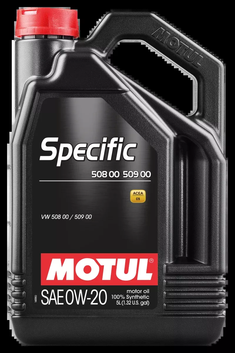 Motul 5L Specific 508 0W20 Oil - Acea A1/B1 / VW 508.00/509.00 / Porsche C20 - Case of 4