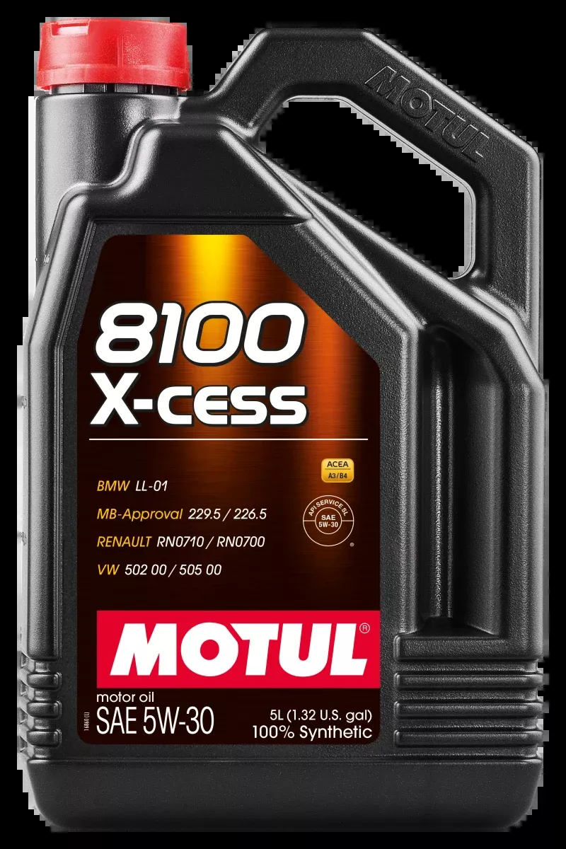 Motul Synthetic Engine Oil 8100 5W30 X-CESS 5L - Case of 4