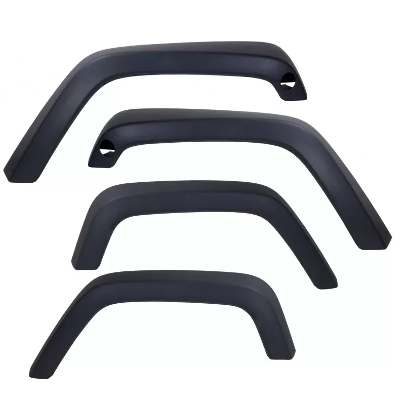 Omix 4-Piece Fender Flare Kit- W/O Hardware- 07-18 JK