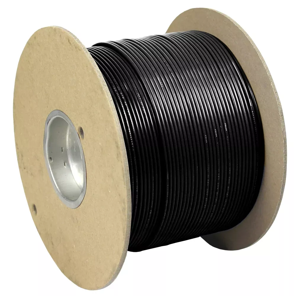 Pacer Black 14 AWG Primary Wire - 1,000[WUL14BK-1000]