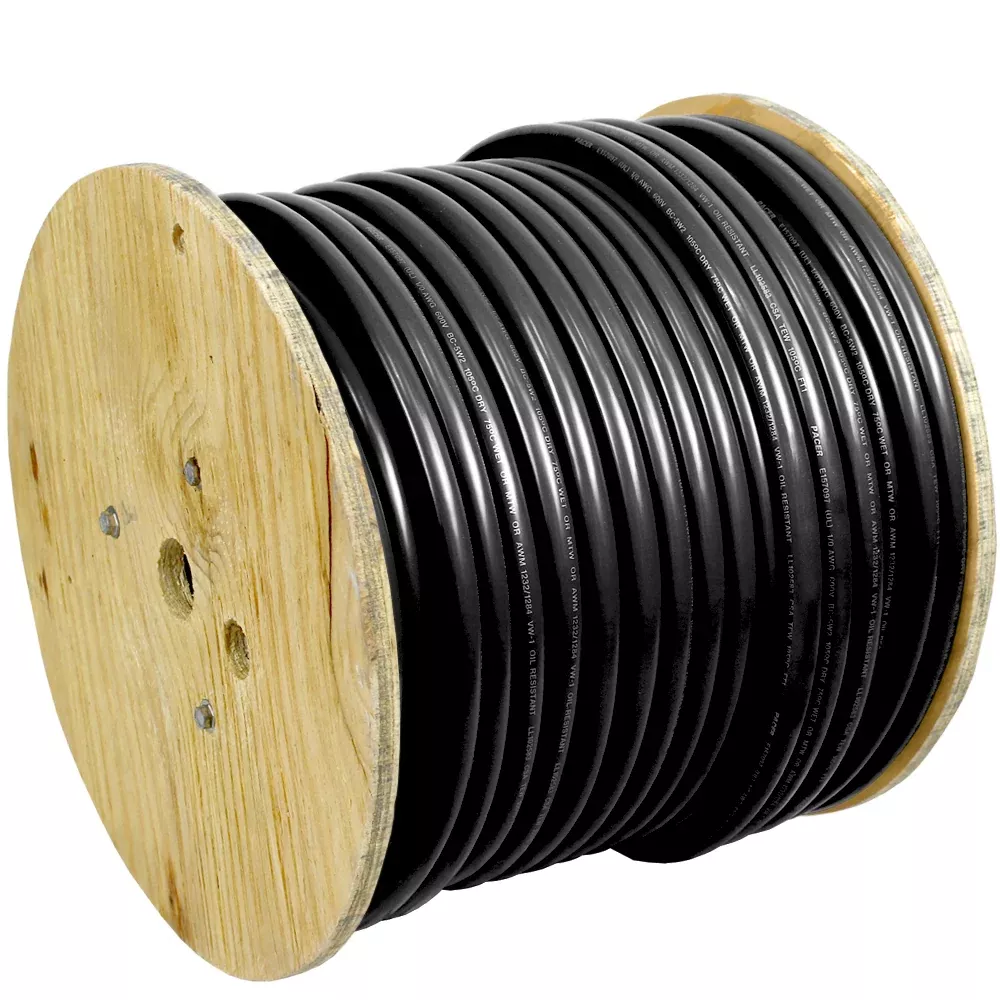 Pacer Black 3/0 AWG Battery Cable - 250[WUL3/0BK-250]