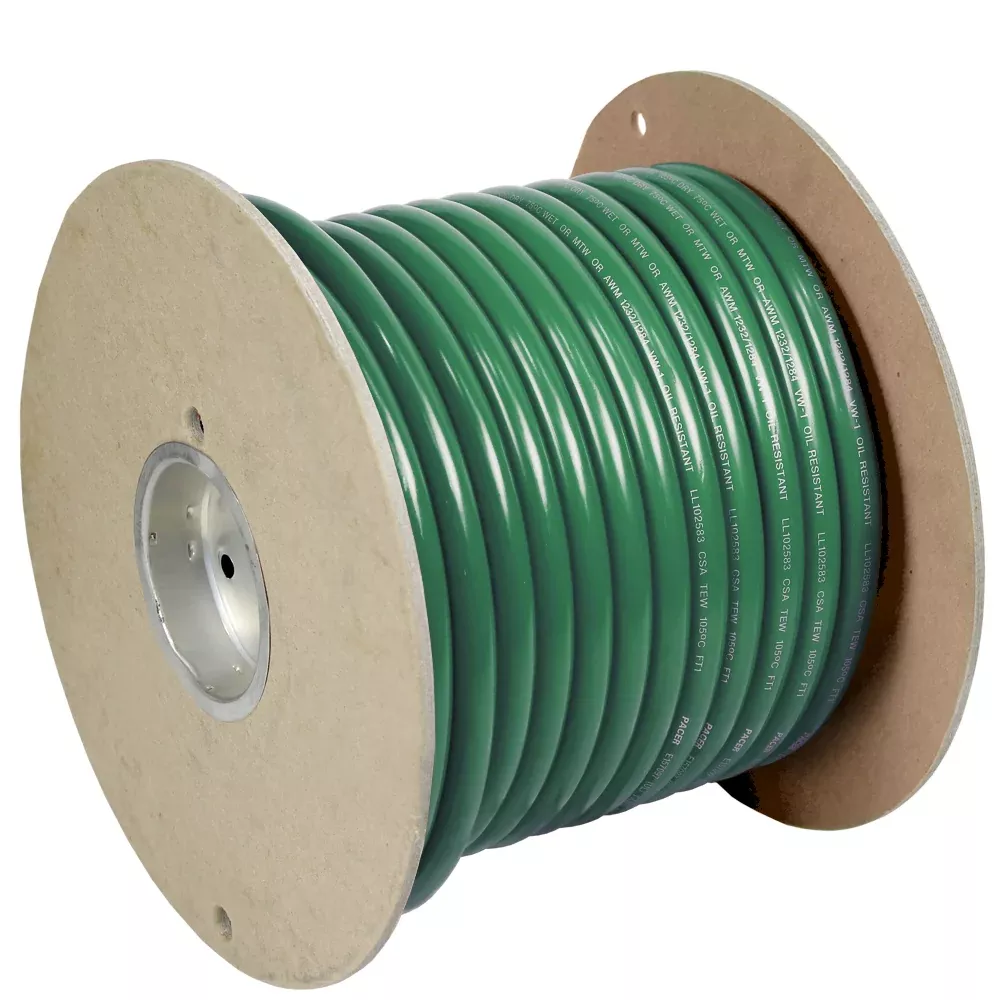 Pacer Green 2 AWG Battery Cable - 100[WUL2GN-100]