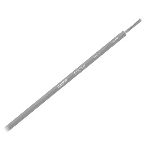 Pacer Grey 16 AWG Primary Wire - 25[WUL16GY-25]