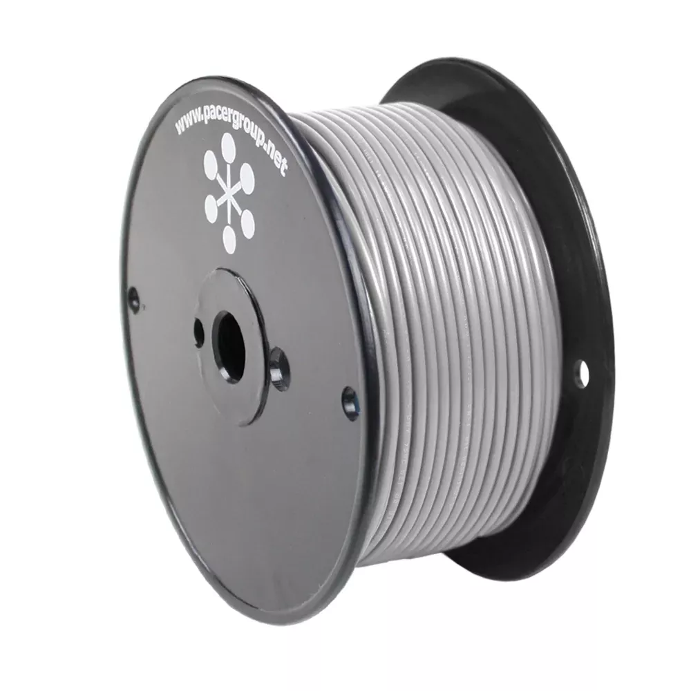 Pacer Grey 16 AWG Primary Wire - 250[WUL16GY-250]