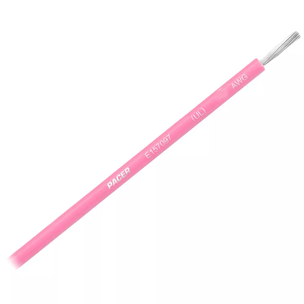 Pacer Pink 16 AWG Primary Wire - 25[WUL16PK-25]