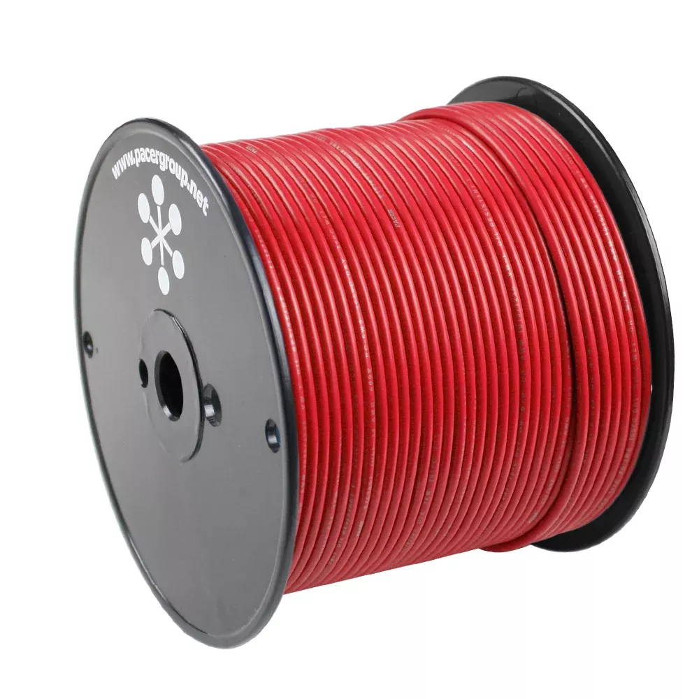 Pacer Red 12 AWG Primary Wire - 500[WUL12RD-500]