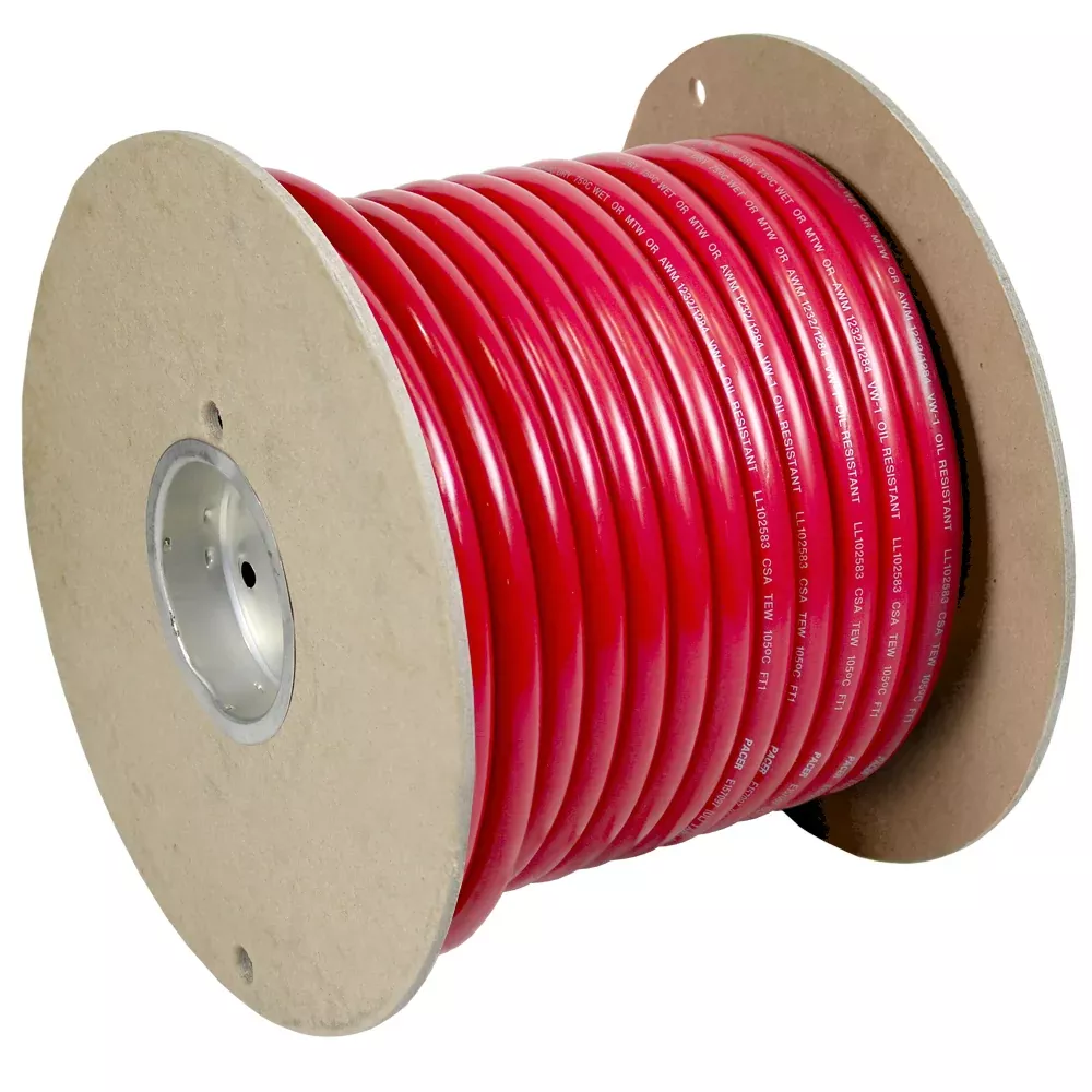 Pacer Red 3/0 AWG Battery Cable - 100[WUL3/0RD-100]